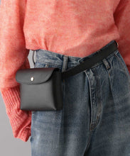 APPLE LEATHER WAIST BELT BAG
