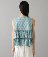 【INDIA IS BEAUTIFUL】TIERED PRINT VEST
