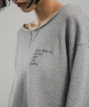 【relief O0u】LAME SWEAT PULLOVER
