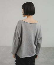 【relief O0u】LAME SWEAT PULLOVER
