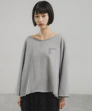 【relief O0u】LAME SWEAT PULLOVER
