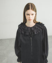 【INDIA IS BEAUTIFUL】COTTON FRILL COLLAR PULLOVER
