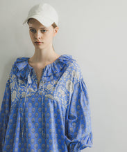 【INDIA IS BEAUTIFUL】COTTON FLOWER PATTERN ONEPIECE
