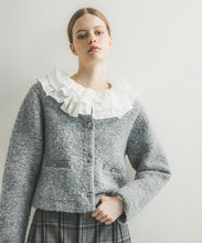 【INDIA IS BEAUTIFUL】COTTON FRILL COLLAR PULLOVER
