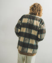 REVERSIBLE CHECK CARDIGAN JACKET
