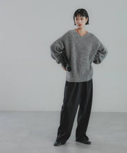 【coming soon】ALPACA LAME V NECK PULLOVER
