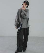 【coming soon】ALPACA LAME V NECK PULLOVER
