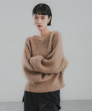 【coming soon】ALPACA LAME V NECK PULLOVER
