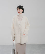 ALPACA LOOP KNIT CARDIGAN COAT
