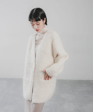 ALPACA LOOP KNIT CARDIGAN COAT
