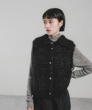 ALPACA SHORT KNIT VEST
