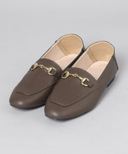 APPLE LEATHER BIT LOAFERS
