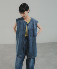 【O0u×YENN】TACK DENIM VEST
