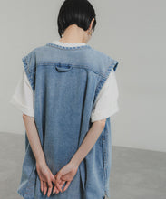 【O0u×YENN】TACK DENIM VEST
