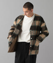 REVERSIBLE CHECK CARDIGAN JACKET
