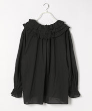 【INDIA IS BEAUTIFUL】COTTON FRILL COLLAR PULLOVER
