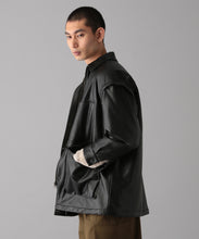 【LEFTOVERS】DETACHABLE ECO LEATHER BLOUSON
