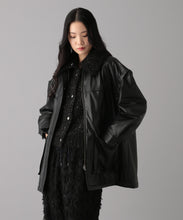 【LEFTOVERS】DETACHABLE ECO LEATHER BLOUSON
