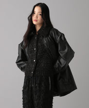 【LEFTOVERS】DETACHABLE ECO LEATHER BLOUSON
