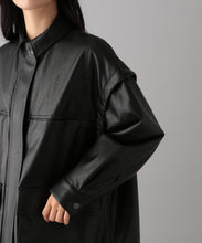 【LEFTOVERS】DETACHABLE ECO LEATHER BLOUSON
