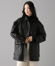 【LEFTOVERS】DETACHABLE ECO LEATHER BLOUSON
