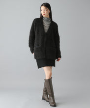 ALPACA LOOP KNIT CARDIGAN COAT
