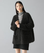 ALPACA LOOP KNIT CARDIGAN COAT
