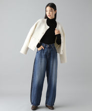 【O0u×YENN】 SIDE PLEATS DENIM
