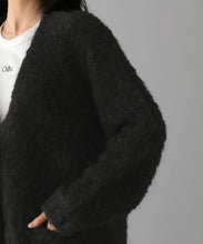 ALPACA LOOP KNIT CARDIGAN COAT
