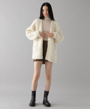 ALPACA LOOP KNIT CARDIGAN COAT
