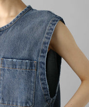 【O0u×YENN】TACK DENIM VEST
