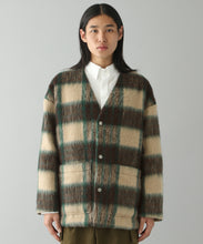 REVERSIBLE CHECK CARDIGAN JACKET
