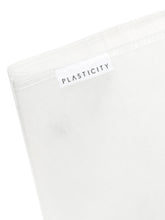 【PLASTICITY】TOTE BAG LARGE (WHITE, CLEAR)
